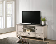 Saywer Antique 68" White/Brown TV Stand - Gate FurnitureTV Stand