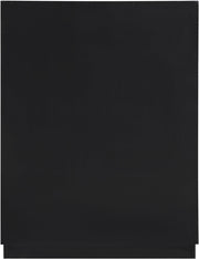 Scallop Oak Veneer Chest in Black - 334Black-CH