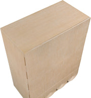 Scallop Oak Veneer Chest in Natural - 334Natural-CH