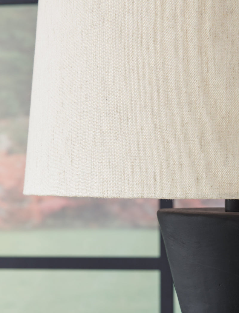 Scarbot Distressed Black Table Lamp (Set of 2) - L243354