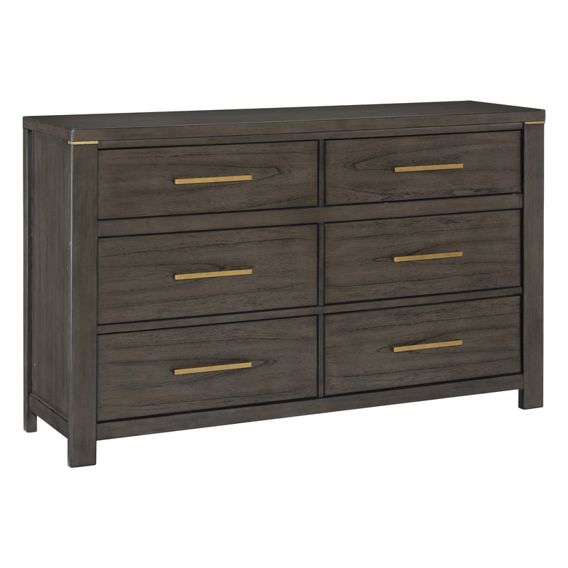Scarlet Brownish Gray LED Upholstered Panel Bedroom Set - Gate FurnitureBedroom Set