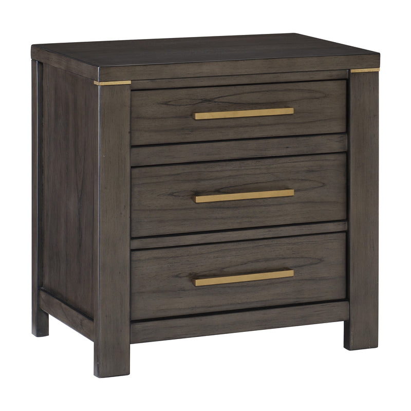 Scarlet Brownish Gray LED Upholstered Panel Bedroom Set - Gate FurnitureBedroom Set