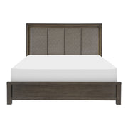 Scarlet Brownish Gray LED Upholstered Panel Bedroom Set - Gate FurnitureBedroom Set