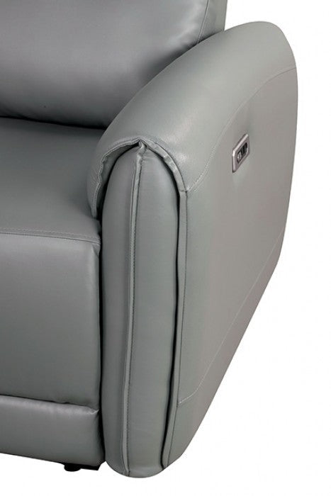 Schlieren Gray Power Recliner - FM6012GY-CH-PM