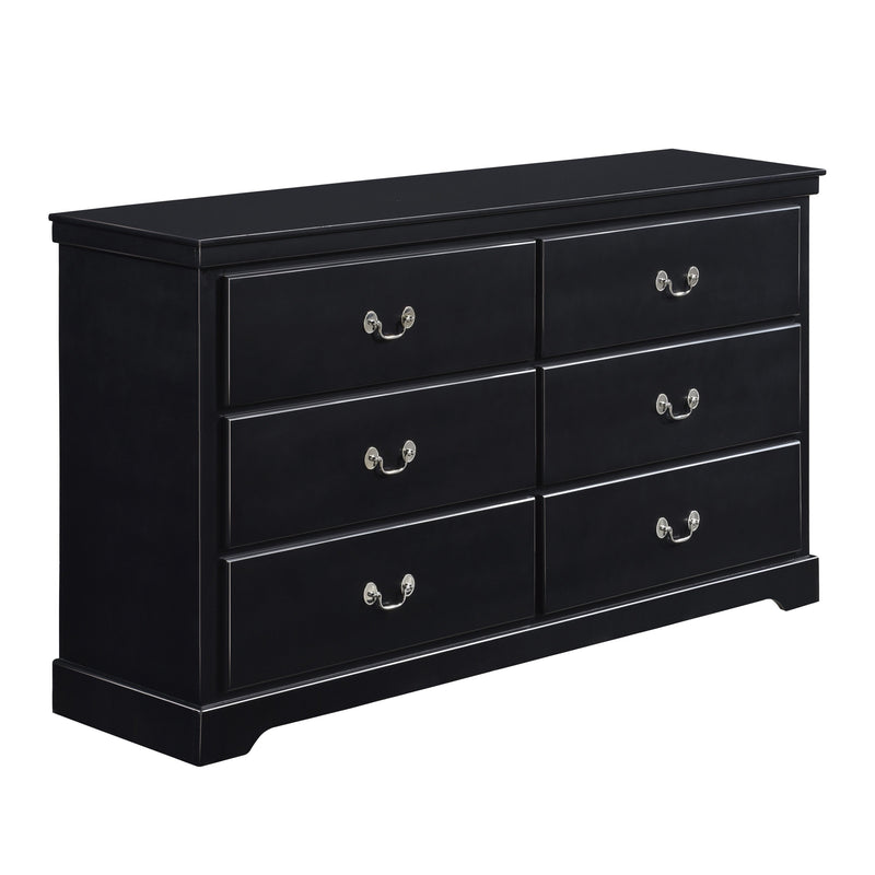 Seabright Black Panel Bedroom Set - Gate FurnitureBedroom Set
