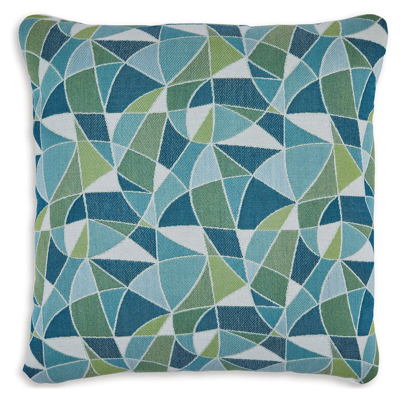 Seanow Next-Gen Nuvella Green/Turquoise/White Pillow (Set of 4) - A1900005