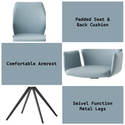 Segismunda Arm Chair W/Swivel - DN02403