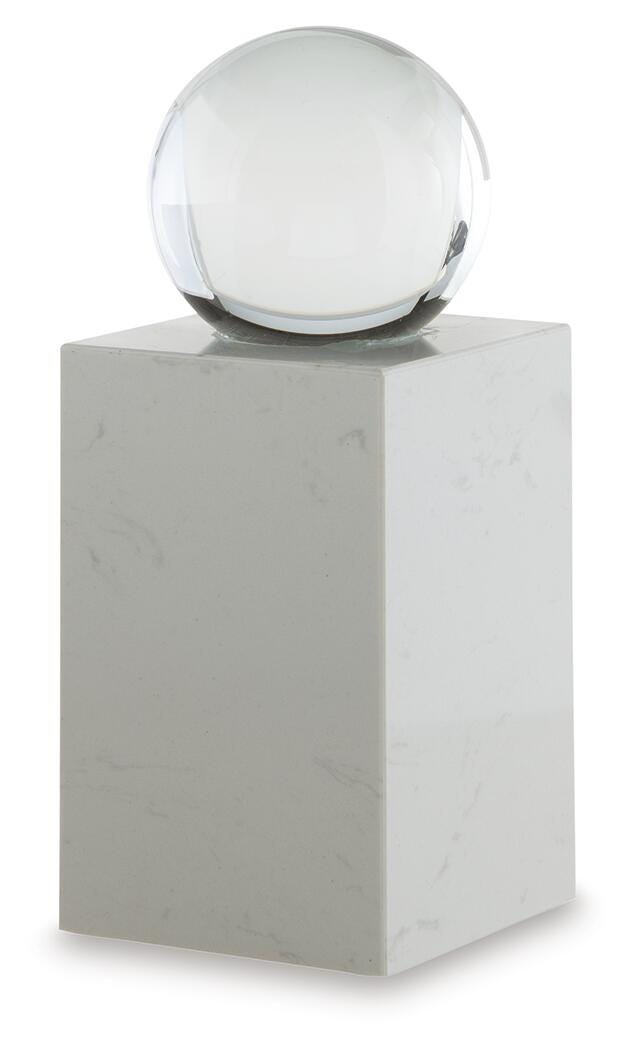 Sellner Clear/White Sculpture - A2000778