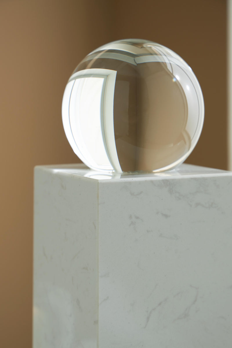 Sellner Clear/White Sculpture - A2000778