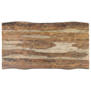 Selwyn 80-inch Live Edge Solid Wood Dining Table Light Sheesham - 110421