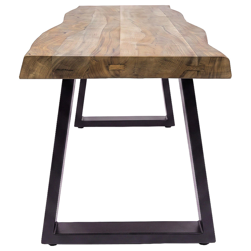 Selwyn Live Edge Solid Wood Dining Bench Light Sheesham - 110423