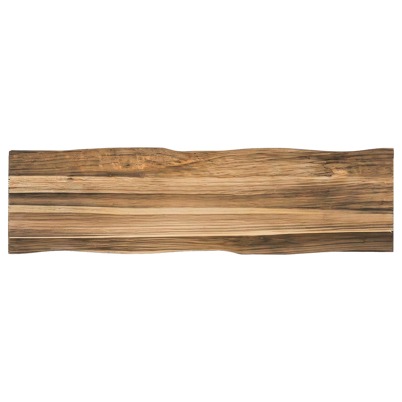 Selwyn Live Edge Solid Wood Dining Bench Light Sheesham - 110423