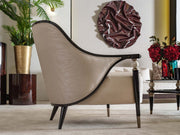 Senato 4-pieces (1 Four Seater Lux Sofa & 1 Four Seater Sofa & 2 Chair) Livingroom in Cream - 200-GAB-SEN-4L411
