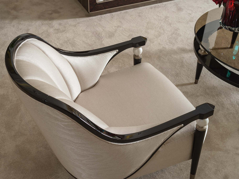 Senato 4-pieces (1 Four Seater Lux Sofa & 1 Four Seater Sofa & 2 Chair) Livingroom in Cream - 200-GAB-SEN-4L411