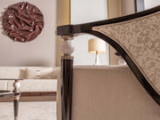Senato 4-pieces (1 Four Seater Lux Sofa & 1 Four Seater Sofa & 2 Chair) Livingroom in Cream - 200-GAB-SEN-4L411