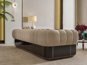 Senato 4-pieces (1 Four Seater Lux Sofa & 1 Four Seater Sofa & 2 Chair) Livingroom in Cream - 200-GAB-SEN-4L411