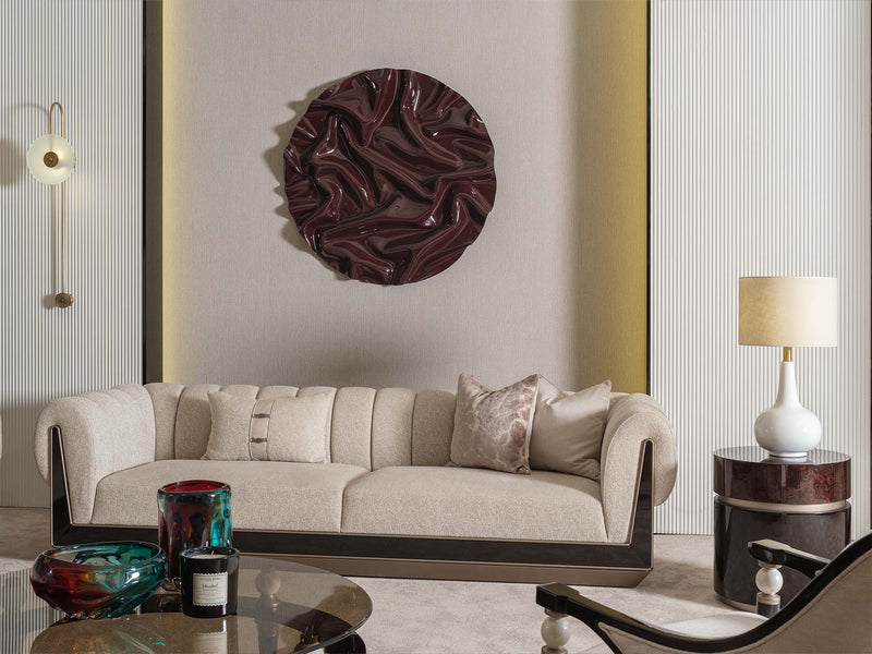 Senato 4-pieces (1 Four Seater Lux Sofa & 1 Four Seater Sofa & 2 Chair) Livingroom in Cream - 200-GAB-SEN-4L411