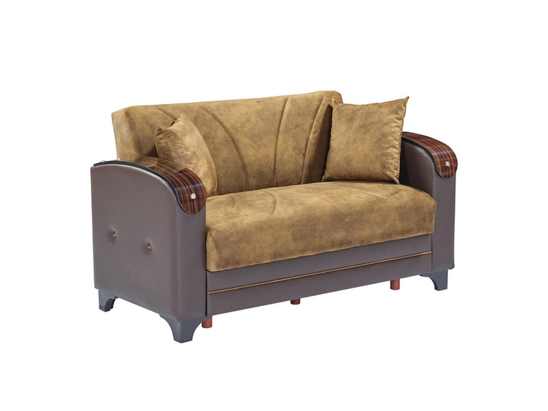 Senem 66" Wide Convertible Loveseat - Gate FurnitureLoveseat