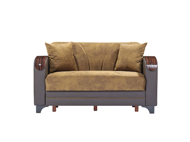 Senem 66" Wide Convertible Loveseat - Gate FurnitureLoveseat
