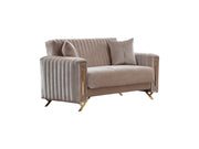 Senfoni 3-pieces (Sofa & Loveseat & Chair) Livingroom Set Beige in Beige - 101-SEN-TUR276-321