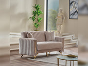 Senfoni 3-pieces (Sofa & Loveseat & Chair) Livingroom Set Beige in Beige - 101-SEN-TUR276-321