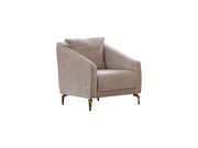 Senfoni 3-pieces (Sofa & Loveseat & Chair) Livingroom Set Beige in Beige - 101-SEN-TUR276-321