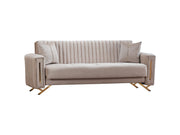 Senfoni 3-pieces (Sofa & Loveseat & Chair) Livingroom Set Beige in Beige - 101-SEN-TUR276-321