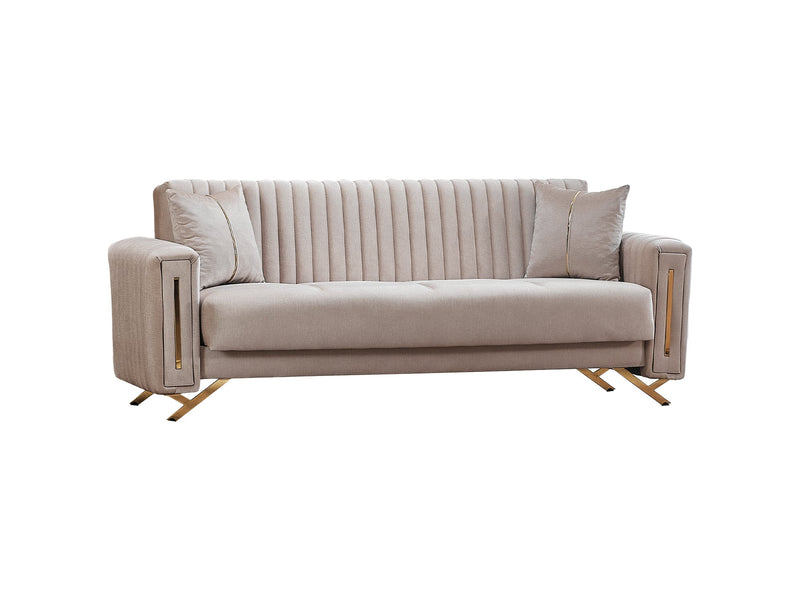 Senfoni 3-pieces (Sofa & Loveseat & Chair) Livingroom Set Beige in Beige - 101-SEN-TUR276-321