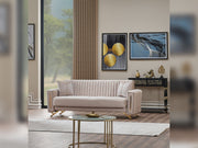 Senfoni 3-pieces (Sofa & Loveseat & Chair) Livingroom Set Beige in Beige - 101-SEN-TUR276-321
