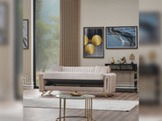 Senfoni 3-pieces (Sofa & Loveseat & Chair) Livingroom Set Beige in Beige - 101-SEN-TUR276-321