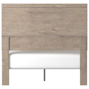Senniberg Light Brown - White Full Panel Bed - Gate FurnitureFull Bed