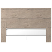 Senniberg Light Brown - White King Panel Bed - Gate FurnitureKing Bed