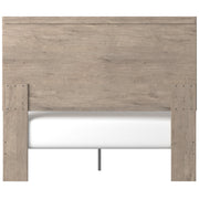 Senniberg Light Brown - White Queen Panel Bed - Gate FurnitureQueen Bed