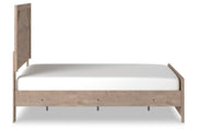 Senniberg Light Brown/White Full Panel Bed - Gate FurnitureFull Bed