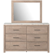 Senniberg Light Brown/White Panel Youth Bedroom Set - Gate FurnitureYouth Bedroom Set