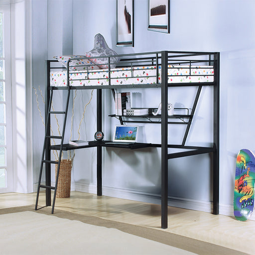 Senon Twin Loft Bed W/Desk - 37275