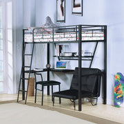 Senon Twin Loft Bed W/Desk - 37275