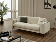 Sente  3-pieces (Sofa & Loveseat & Chair) Livingroom in Beige - 200-SIM-SEN-GIRNE03-321