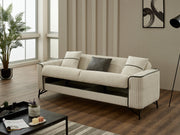 Sente  3-pieces (Sofa & Loveseat & Chair) Livingroom in Beige - 200-SIM-SEN-GIRNE03-321