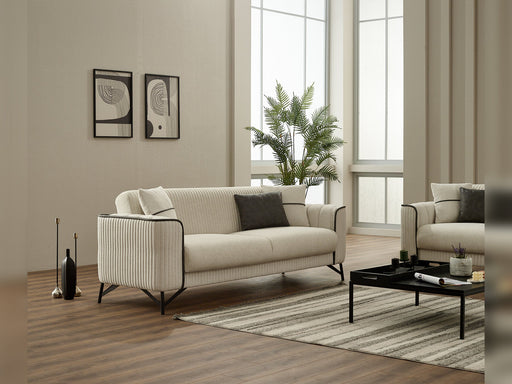 Sente Convertible Loveseat in Beige - 200-SIM-SEN-GIRNE03-2
