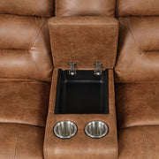 Septimus Saddle Brown Sectional - TM6028BR-SECT