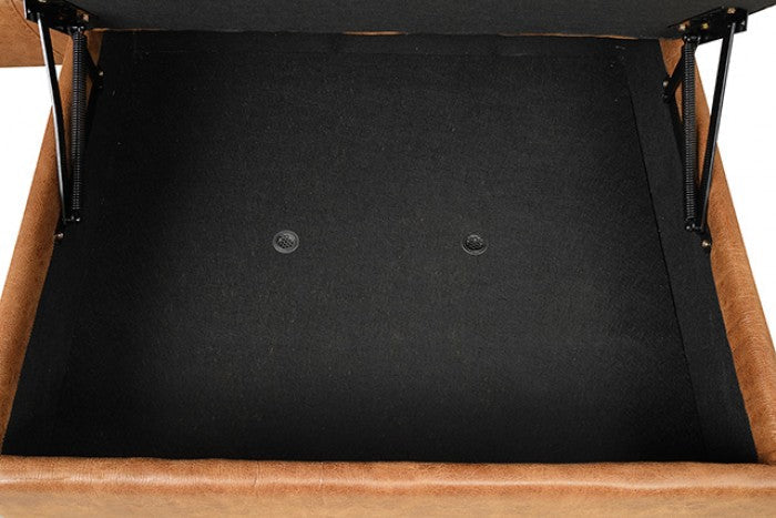 Septimus Saddle Brown Sectional - TM6028BR-SECT
