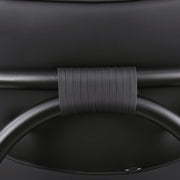 Serava Vegan Leather Upholstered Dining Chair in Black, Set of 2 - 77066Black-C