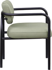 Serava Vegan Leather Upholstered Dining Chair in Mint, Set of 2 - 77066Mint-C