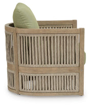 Serena Shores Beige/Green Outdoor Lounge Chair (Set of 2) - PCP604-820