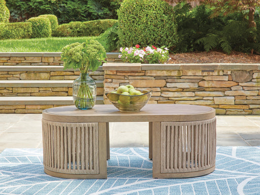 Serena Shores Beige Outdoor Coffee Table - PCP604-701