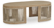 Serena Shores Beige Outdoor Coffee Table - PCP604-701