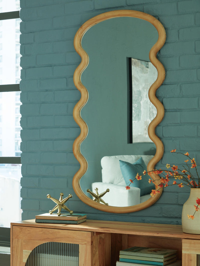 Serendis Brown Accent Mirror - A8010412