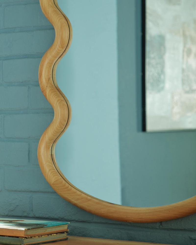 Serendis Brown Accent Mirror - A8010412