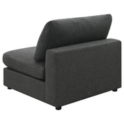Serene 4-piece Upholstered Modular Sectional Sofa Charcoal - 551324-SETA